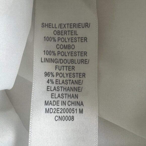 Aidan Mattox White Sequin Fringe Cocktail Dress Gatsby Glam Party Size 8 - Picture 6 of 6